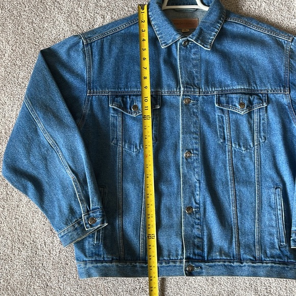 Men's Authentic Denim Jean Jacket J762, Size XL - Picture 8 of 11